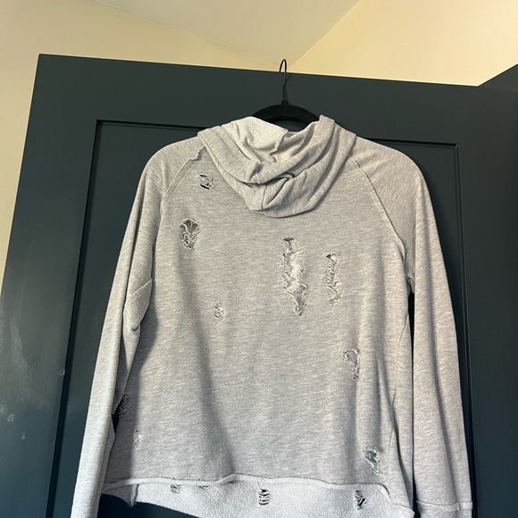 Wildfox Grey Distressed Sweater - Picture 3 of 3